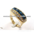 letter alloy rings with cz,fashionable design